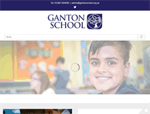Tablet Screenshot of gantonschool.org.uk
